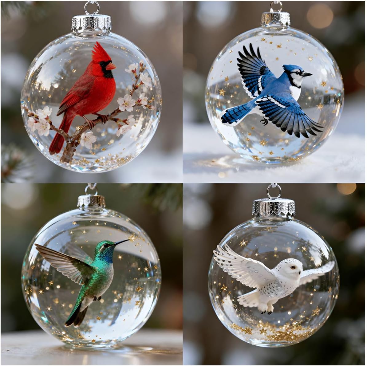 💥 2025 Year-End Mega Sale – Hummingbird & Cardinal Christmas Decor 🎄 Special First Order Discount!