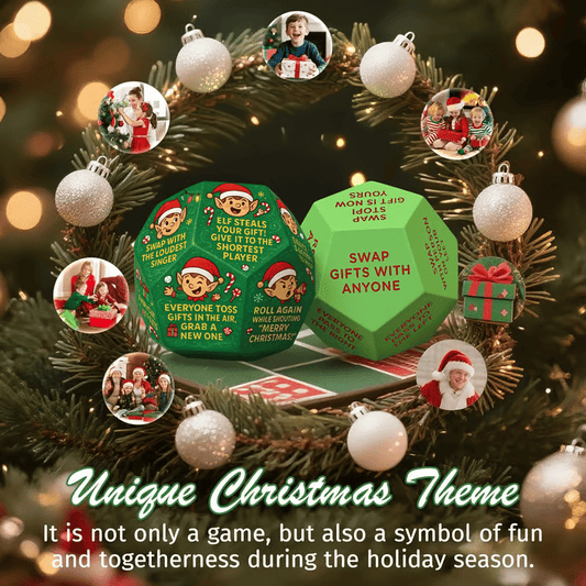 🔥Hilarious Christmas Gift Exchange Party GameDice